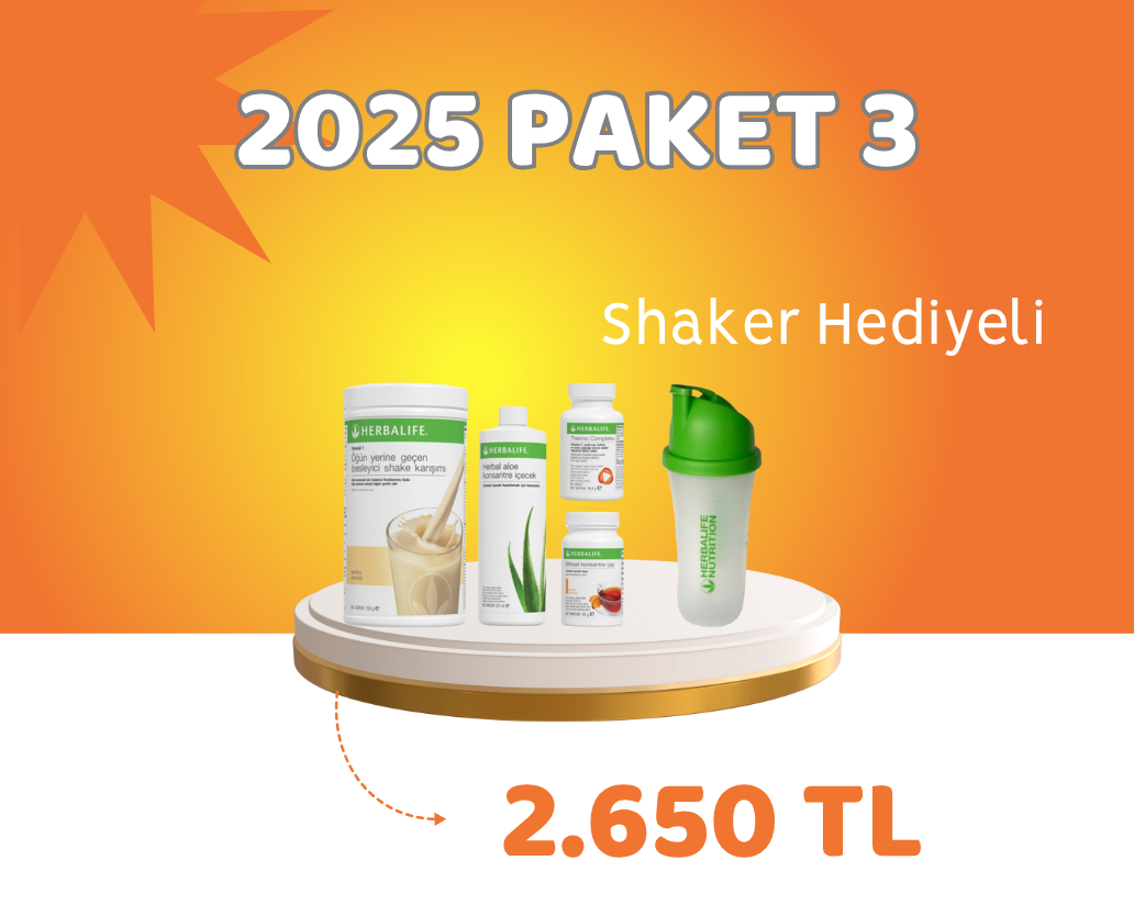 2025 Paket 3 - Shaker Hediyeli