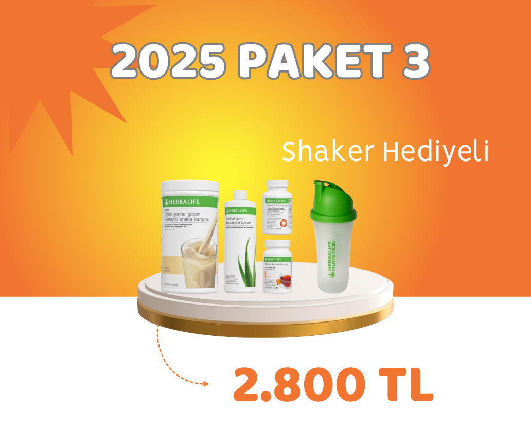 2025 Paket 3 - Shaker Hediyeli